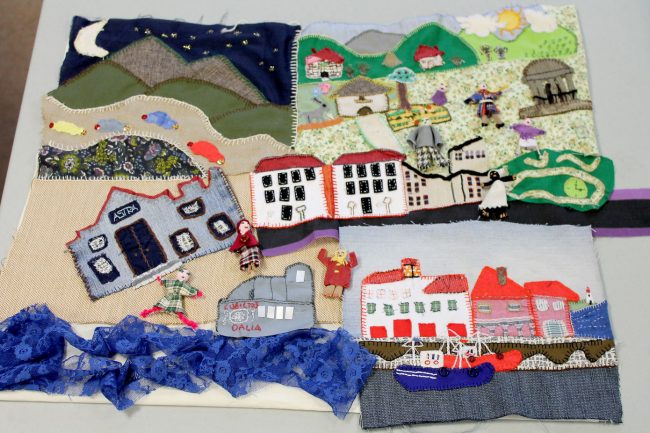 Taller de arpilleras - Museo de la Paz de Gernika