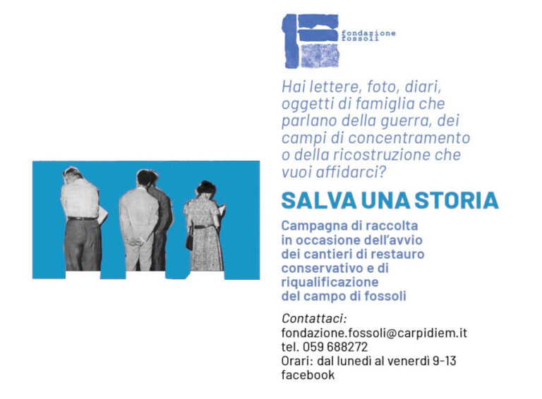 Salvar una historia: la campaña de la Fondazione Fossoli para recuperar y preservar los recuerdos familiares