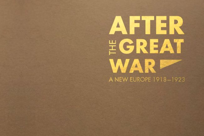 Después de la Gran Guerra. Una nueva Europa 1918-1923 Después de la Gran Guerra. Una nueva Europa 1918-1923